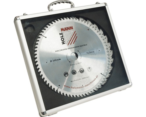 Holzmann 3-delige hardmetalen cirkelzaagbladenset, Ø 254mm, 24T, 42T, 60T