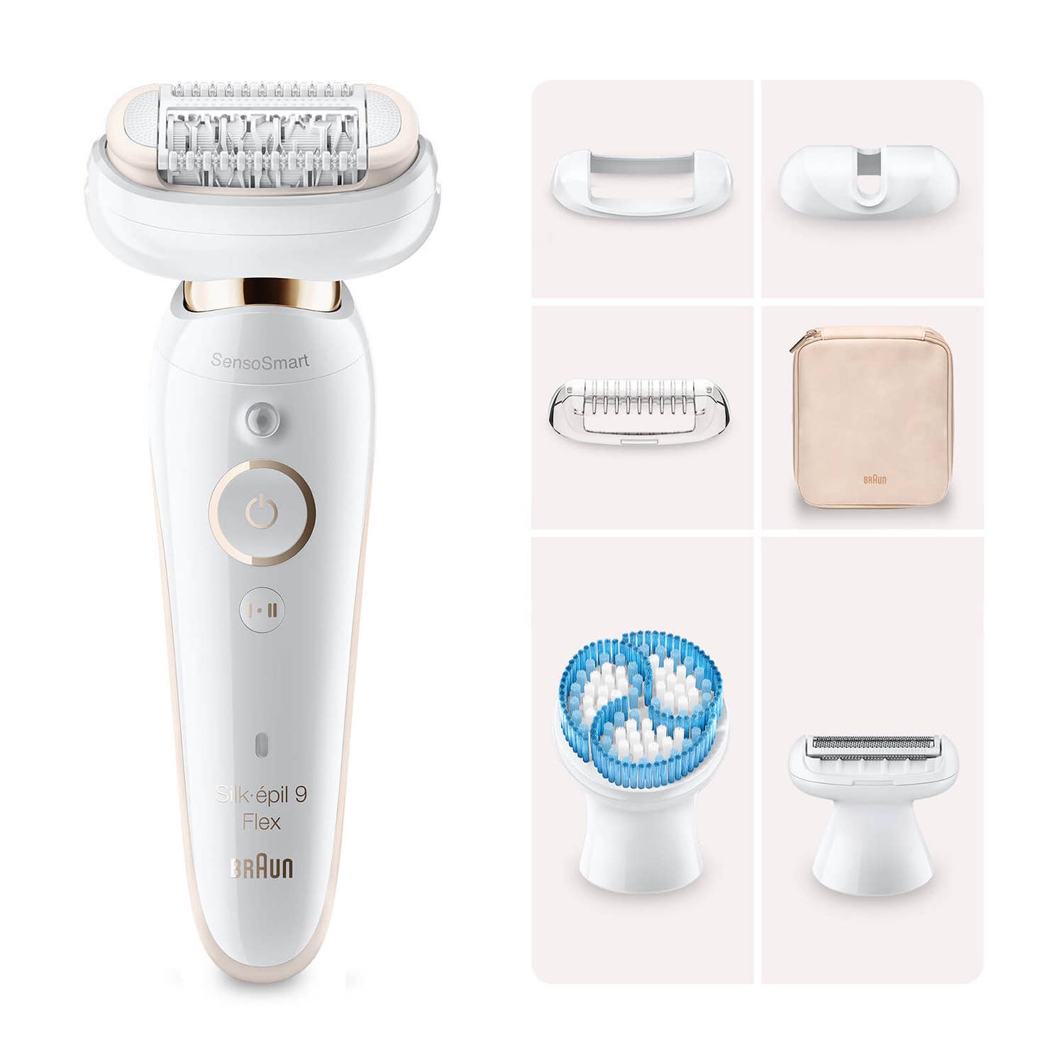 Braun Silk-épil 9 Flex 9010 – Epilierer mit flexiblem Kopf für eine einfachere Haarentfernung