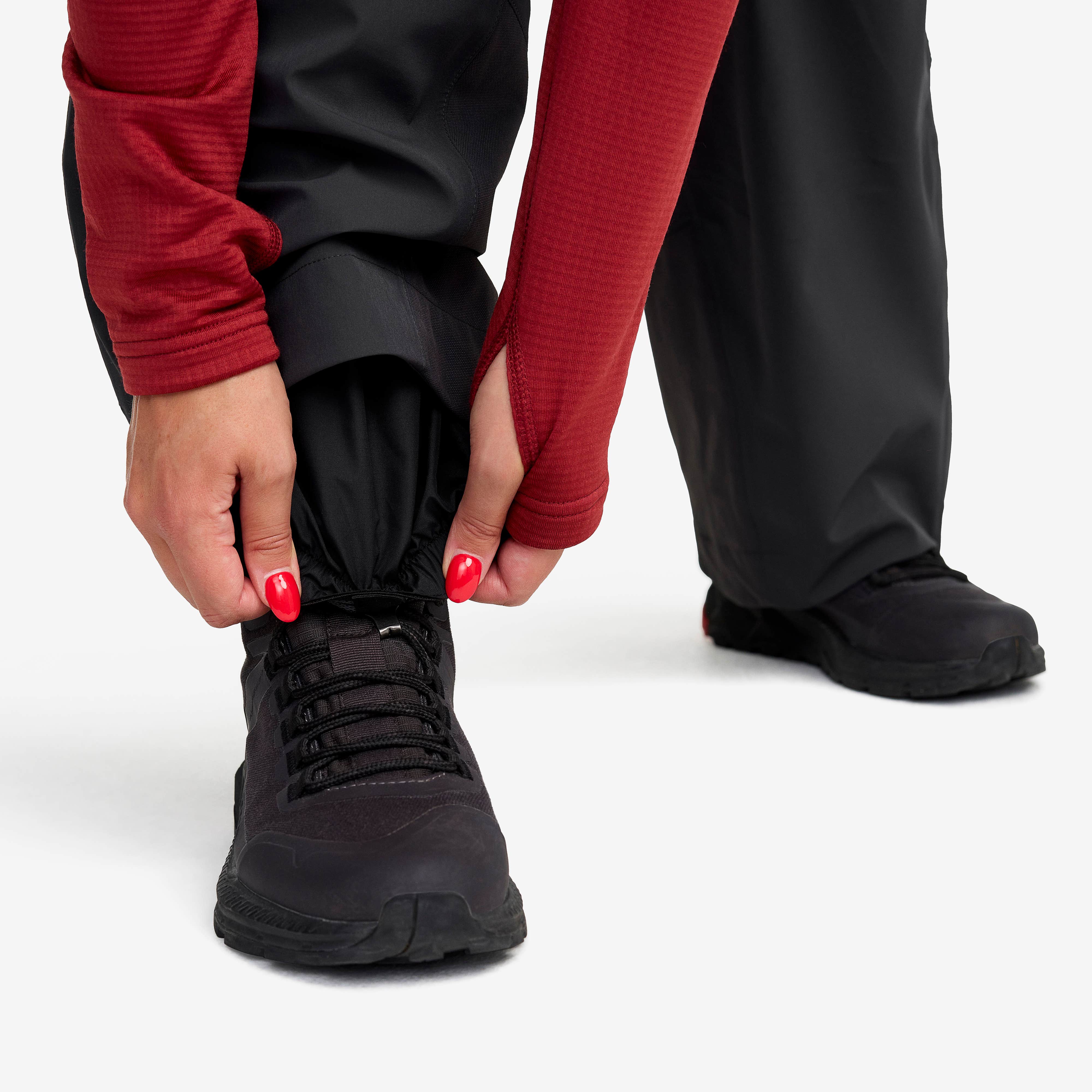 Atlas 3L Ski Bib Pants Dame Anthracite