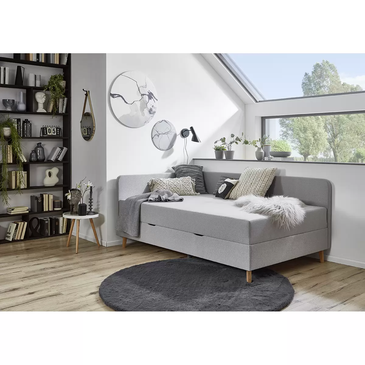 Polsterliege Cabana 120x200 Grau