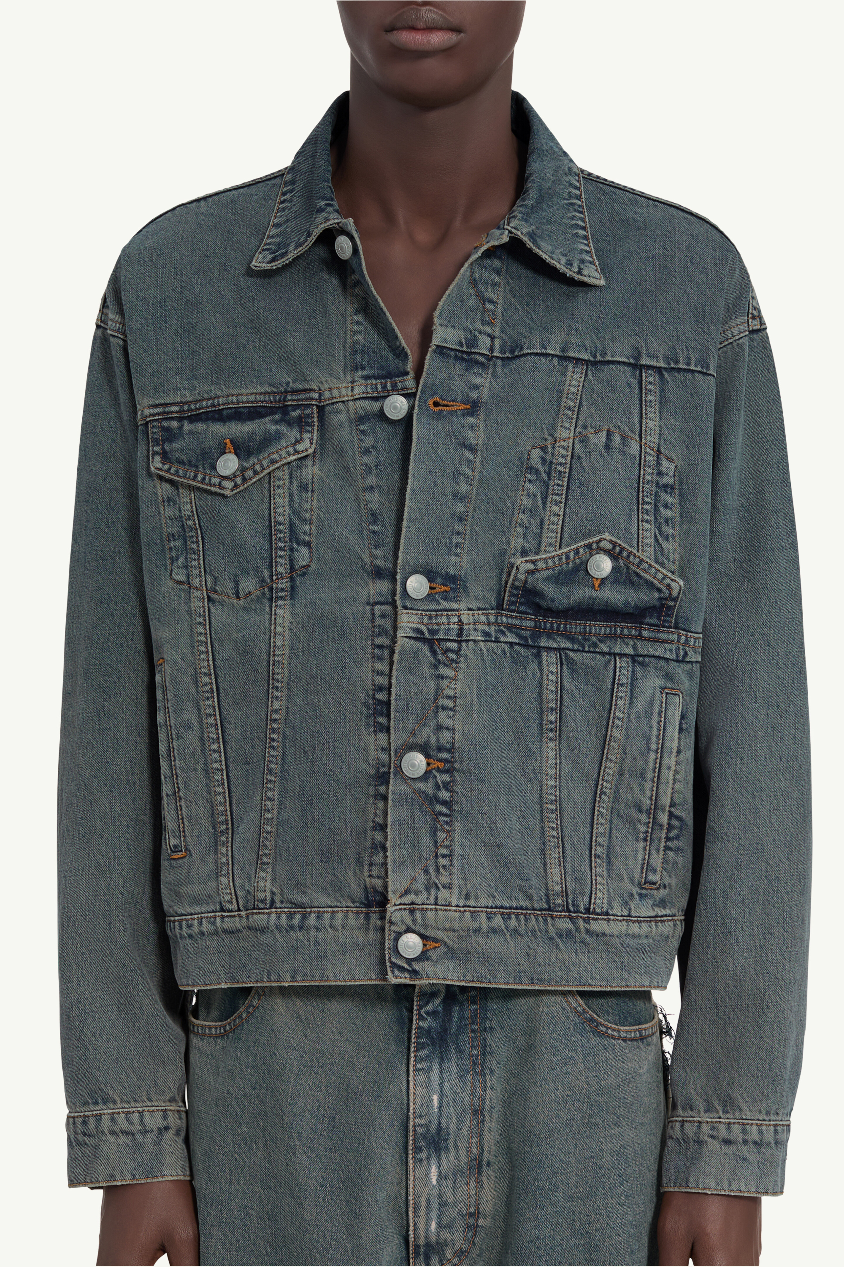Veste en denim pour homme | MM6