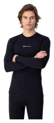 Maillot Manches Longues Sans Coutures Champion Seamless Noir