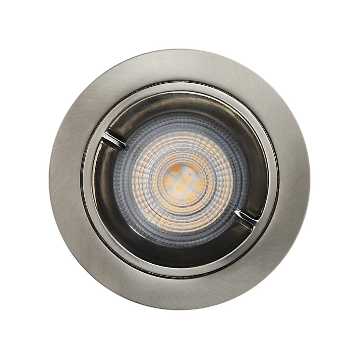 Lot 3 spots à encastrer Caius LED GU5.3 Ø8,5cm IP65 345lm 35W 5.2W GoodHome Blanc neutre