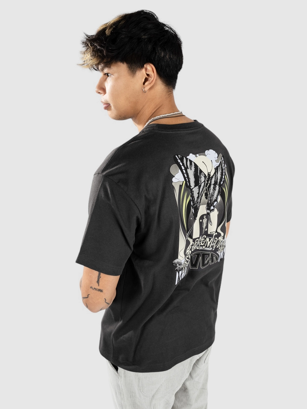 RVCA Fly High T-Shirt pirate black