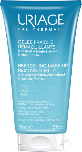 Uriage Gelée Fraiche Démaquillante Peaux Normales À Mixtes Visage Et Yeux 150ml
