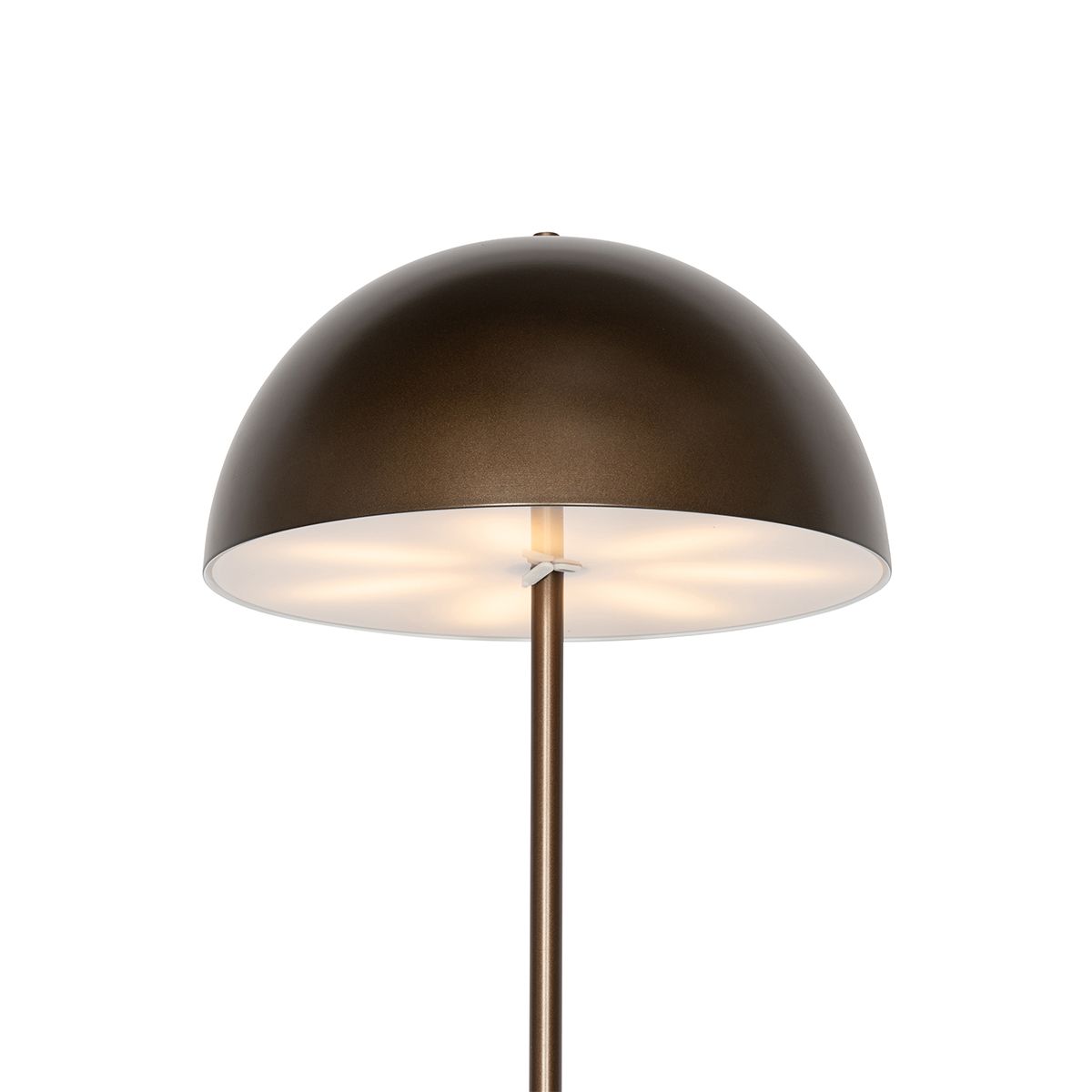 Buiten vloerlamp mushroom donkerbrons oplaadbaar - Keira