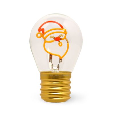 Lampe de table en forme d’ampoule santa claus