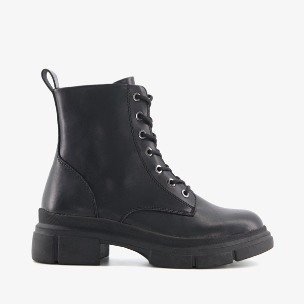 Tamaris dames veterboots zwart