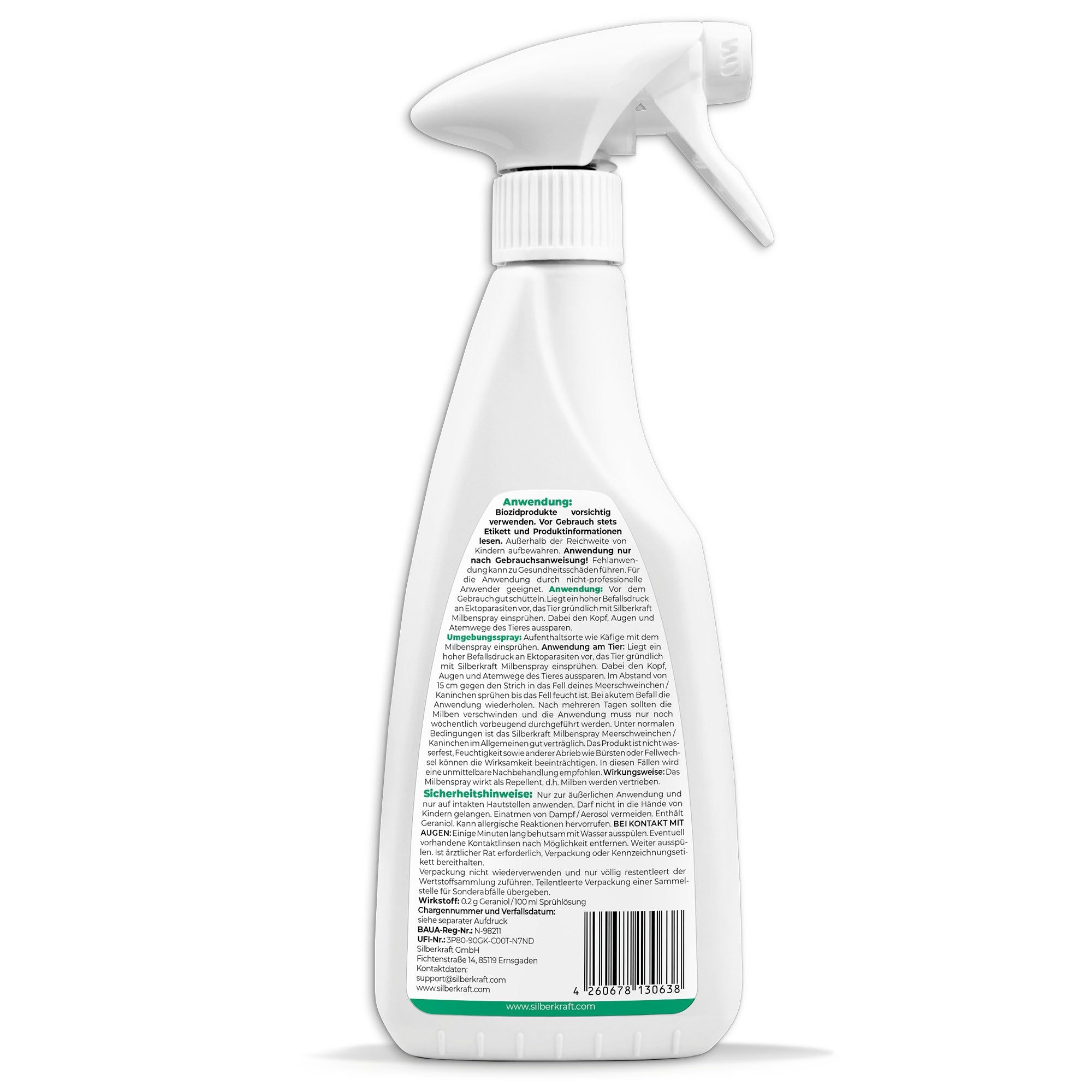 SILBERKRAFT Milbenspray Meerschweinchen & Kaninchen