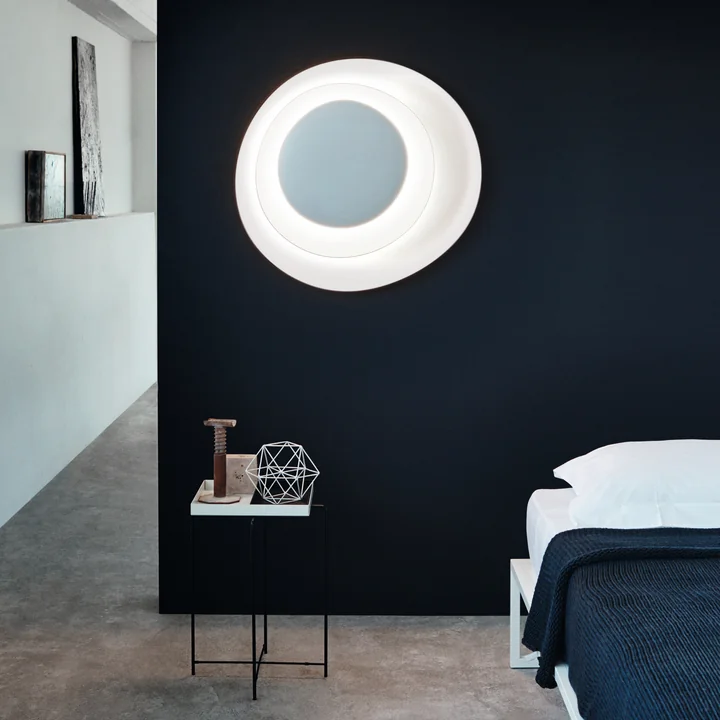 Foscarini - Bahia LED Wand- und Deckenleuchte, weiss (dimmbar)