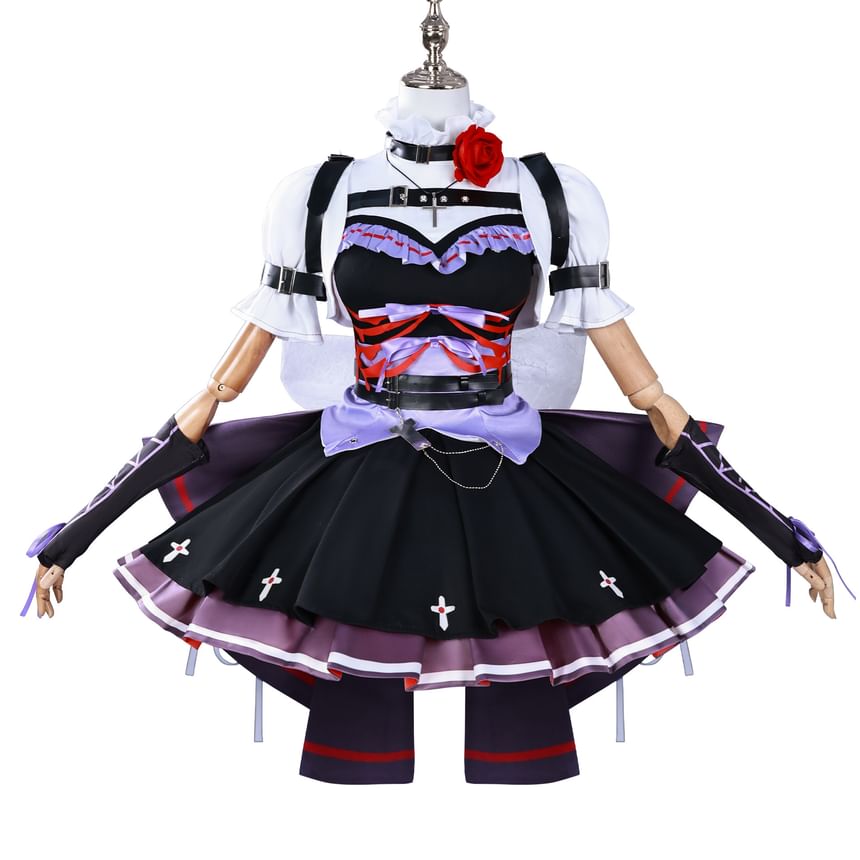 Custaplayu - Identity V Emma Woods Cosplay Kostuumset / Pruik / Schoenen