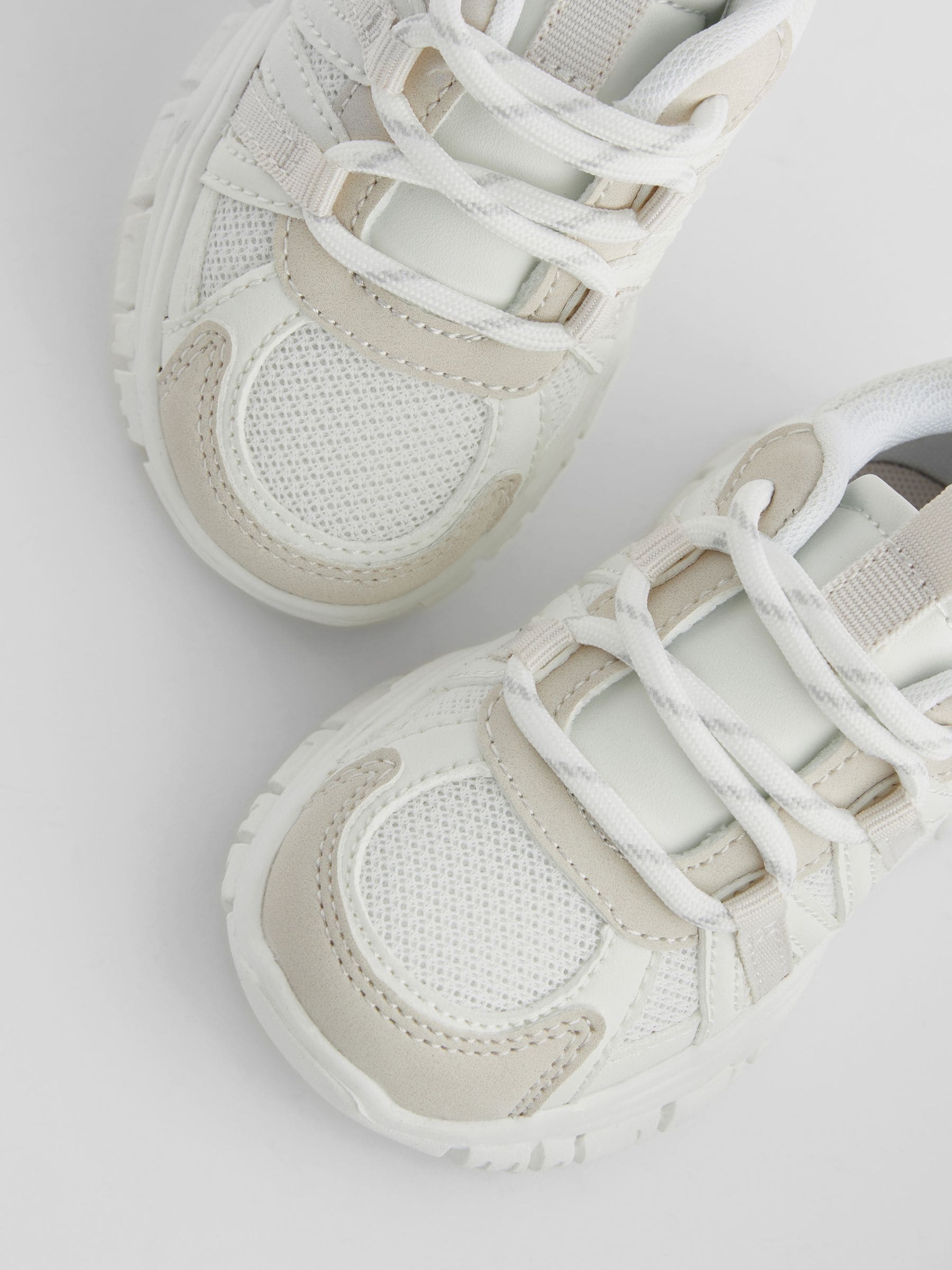 Wit - Sneakers met dikke zool