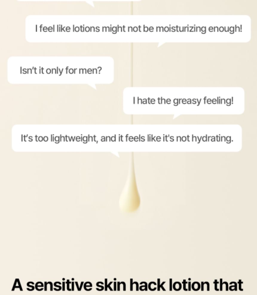 ingrediënten - Skin Barrier Calming Lotion Mini