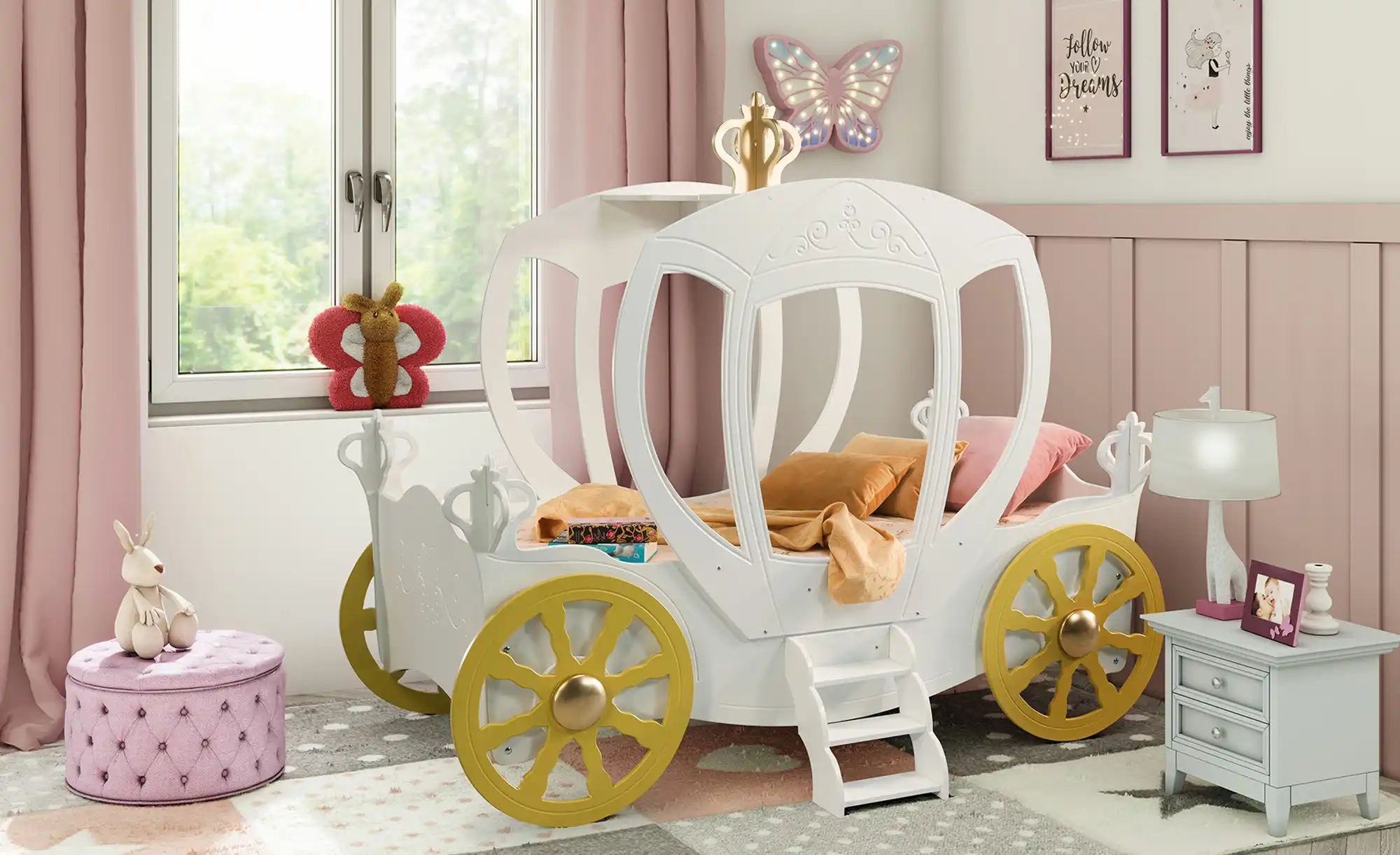 Spielbett Prinzessinnen-Kutsche