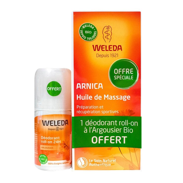 Arnica huile massage 200ml + déo offert