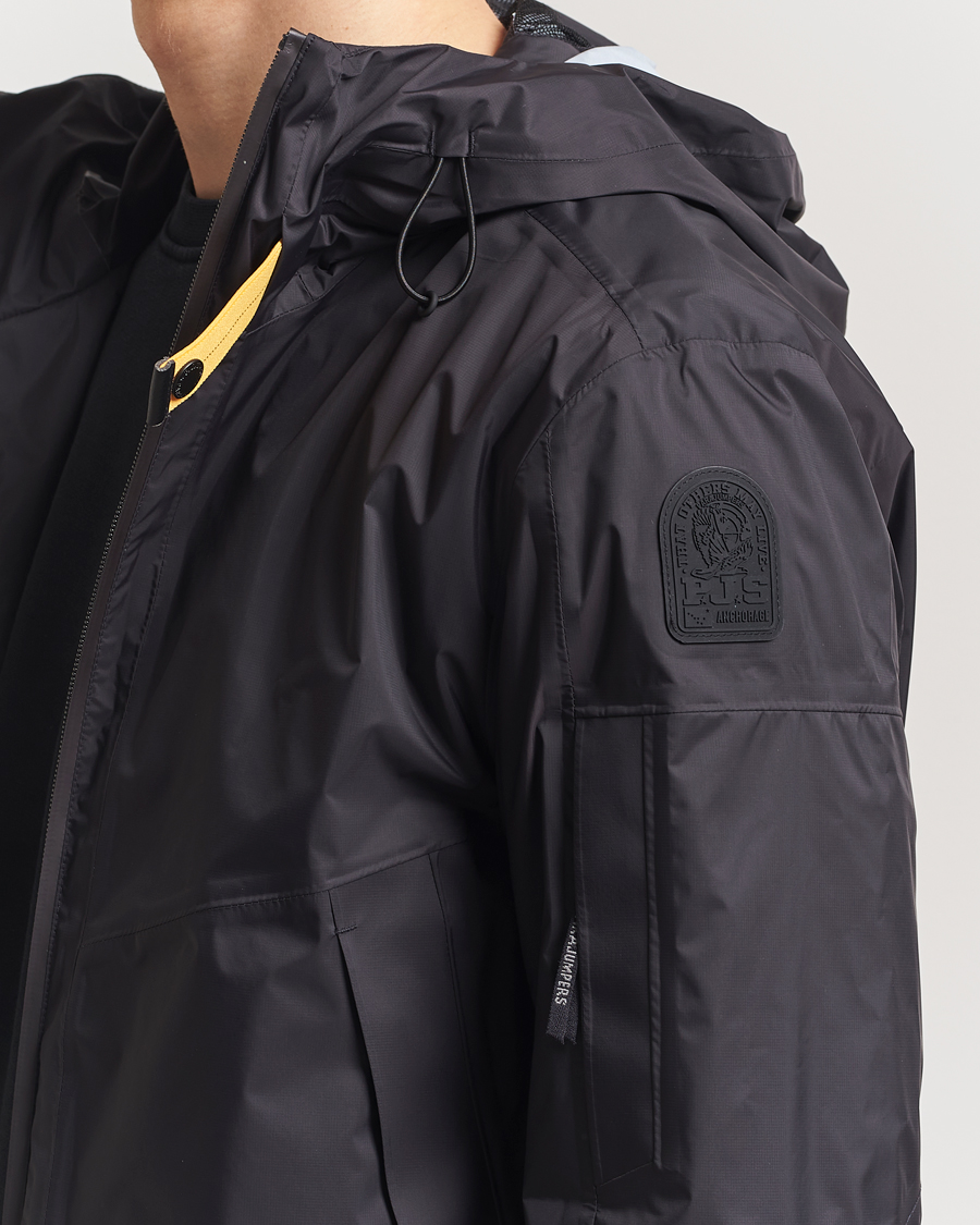 Parajumpers Aso Rain Hooded Jacket Black