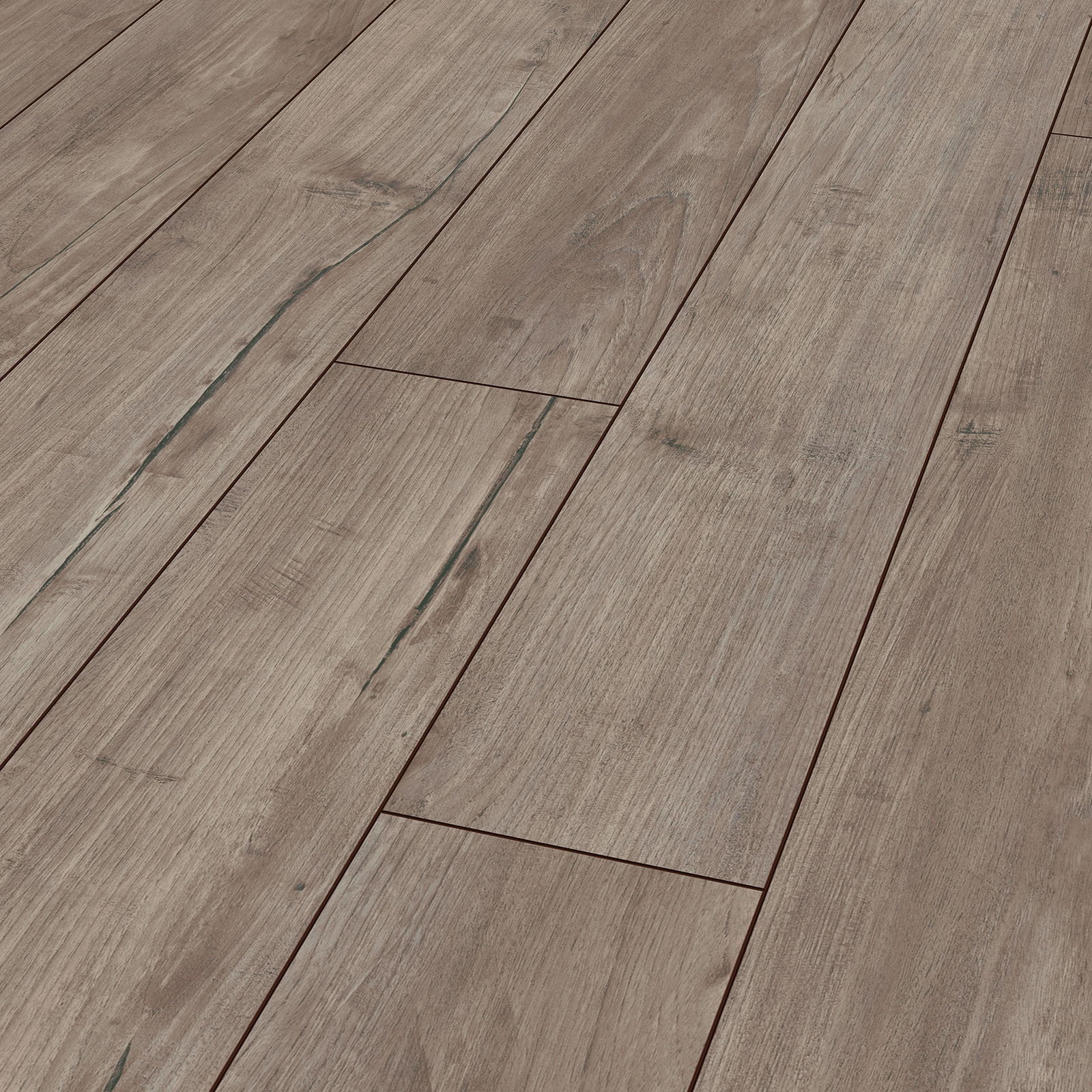 Laminat - Teak Silber - 8 mm - V4-Fuge