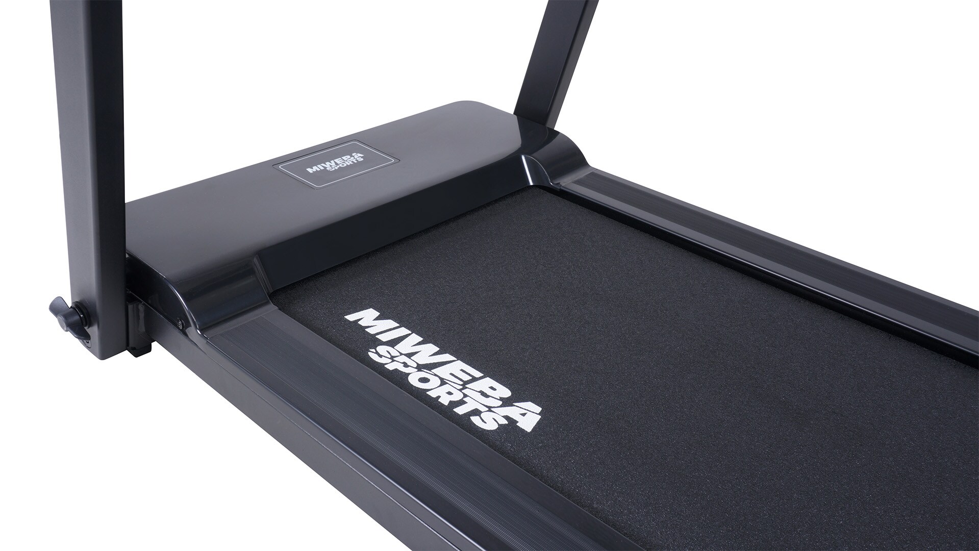 Miweba Sports Laufband Home Track HT500, klappbar, 1-14 km/h, Handy/-Tablethalter, 12 Programme (Schwarz)