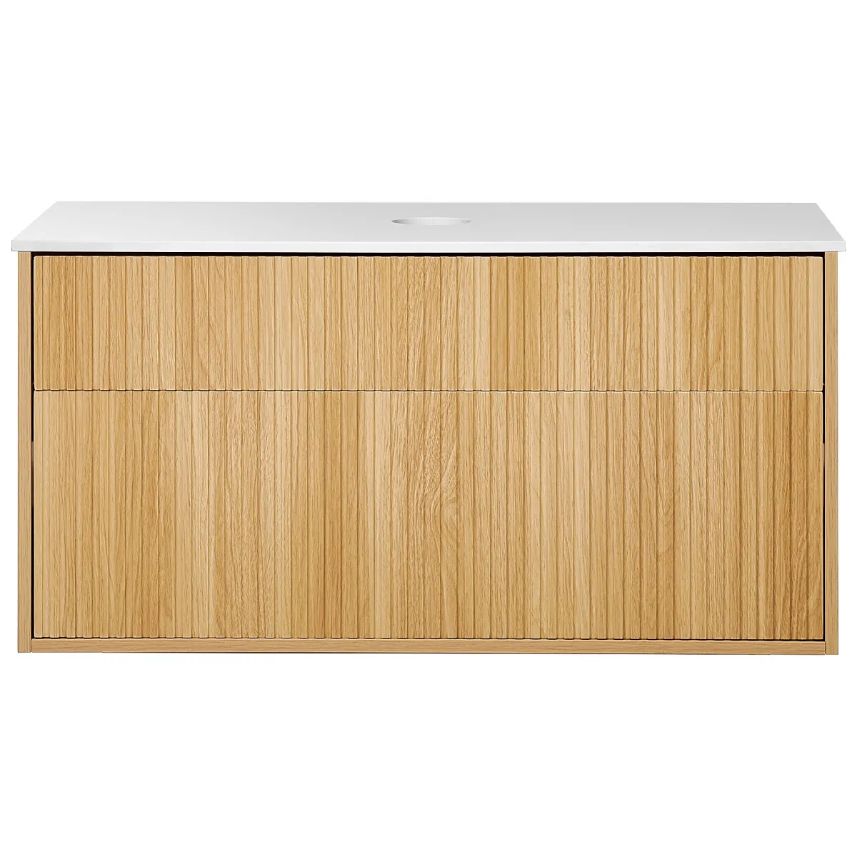Beliani Meuble SDB BEXTI - Bois clair