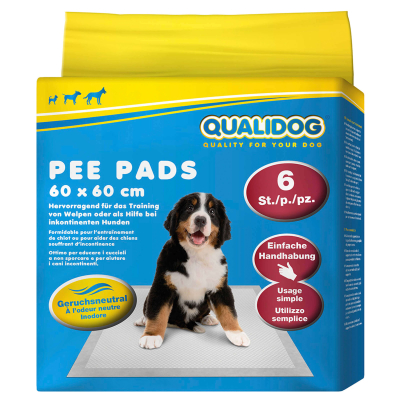 QUALIDOG Puppy Pee Pads geruchslos 6Stk. 60x60cm