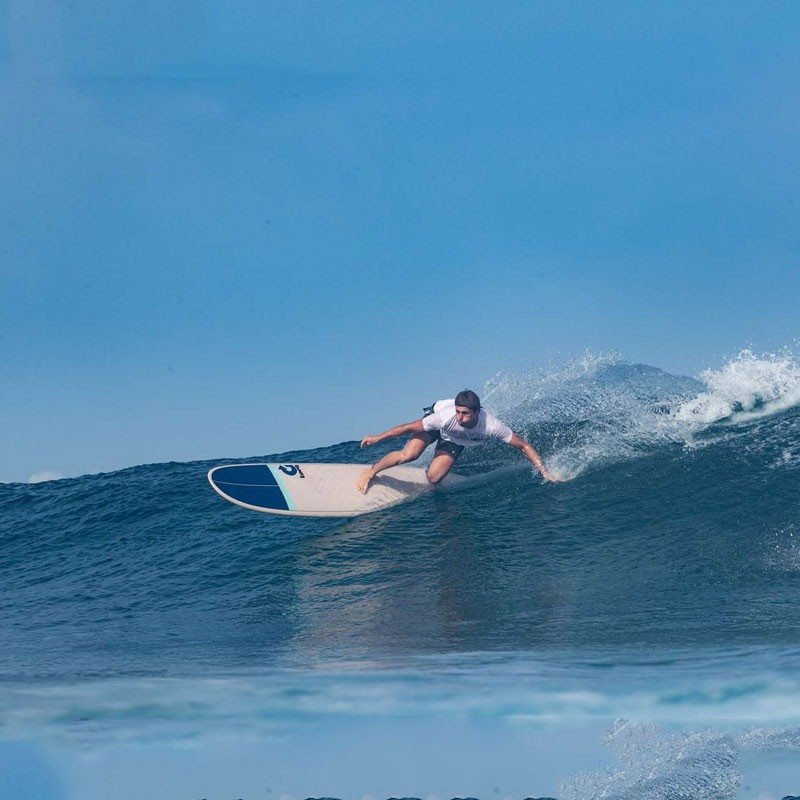 SURF LONGBOARD TORQ TET PINLINE SEAGREEN