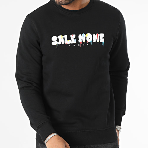 Sweat Crewneck Gorille Paint Noir