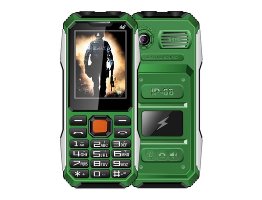YONIS - Téléphone incassable radio fm bluethooth double sim 2.4 pouc...