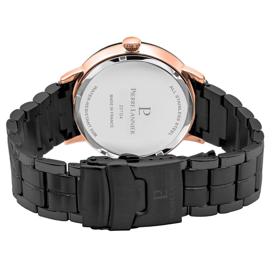 Montre Pierre Lannier Collection Beaucour Noir