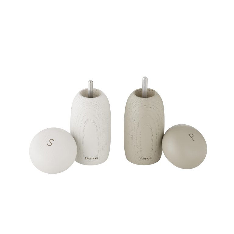 Blomus Moli peper- en zoutmolen set van 2 Moonbeam/Nomad