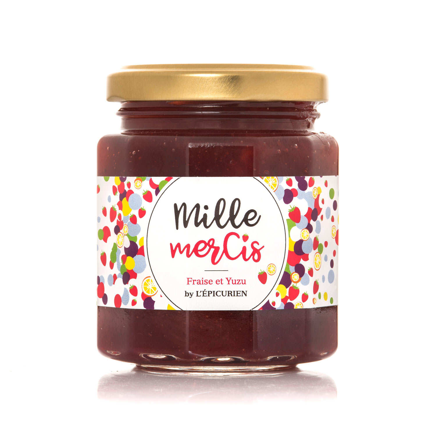 Confiture Mille Mercis - Fraise et yuzu