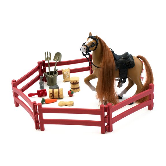 Coffret Écurie avec cheval