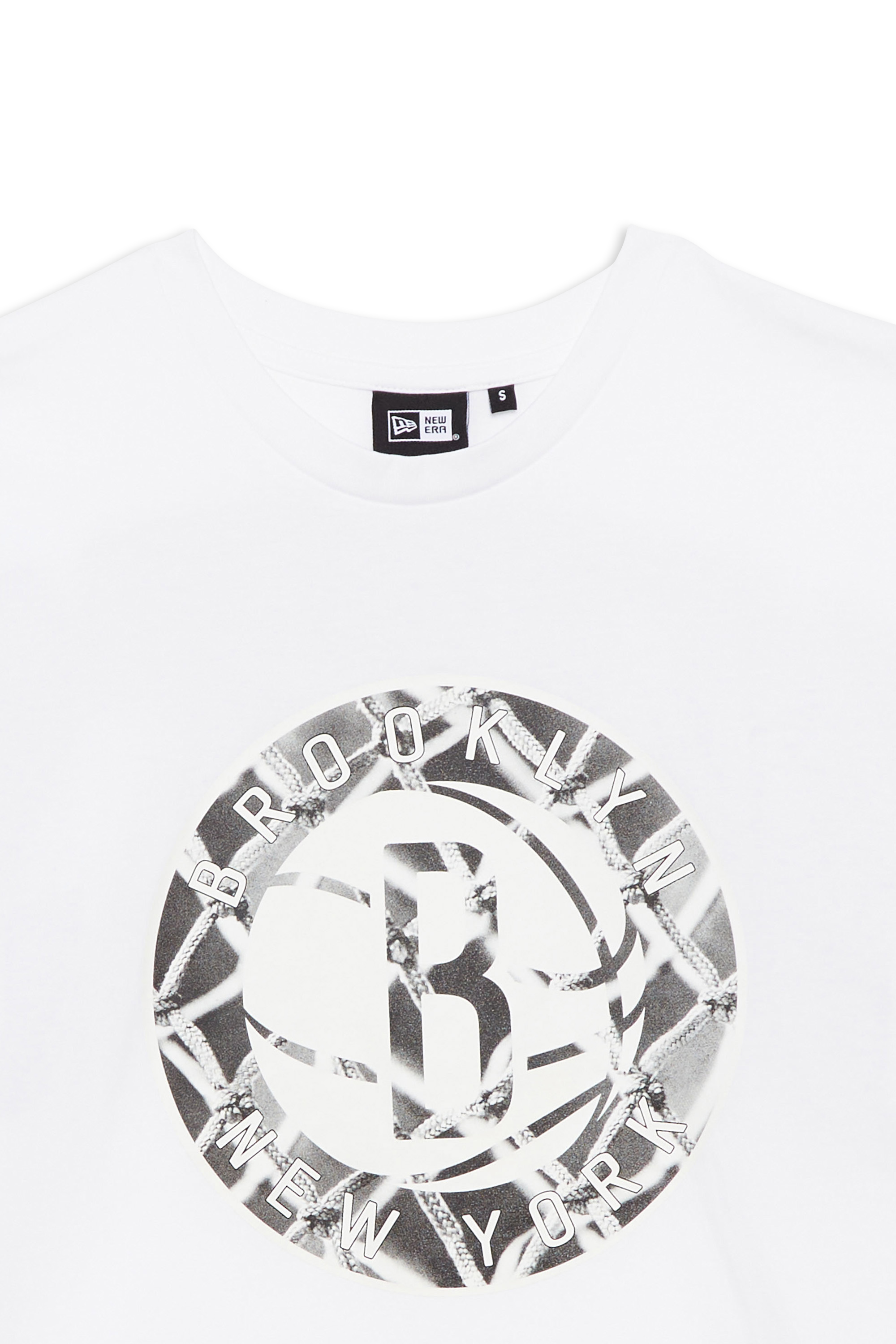 NEW ERA T-shirt NBA INFILL LOGO O Blanc