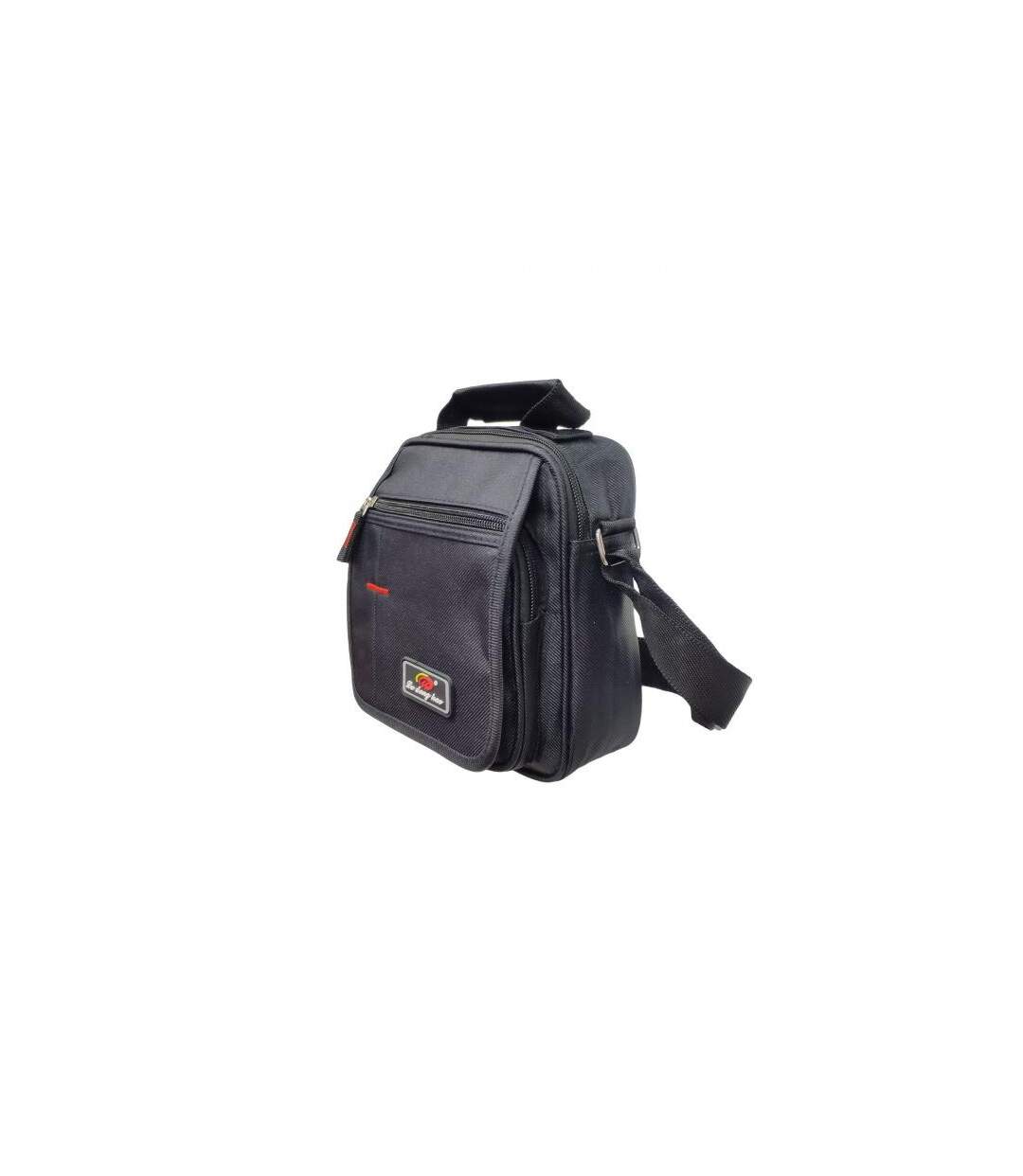 Sacoche pour homme - Multi poches - Nylon - Noir