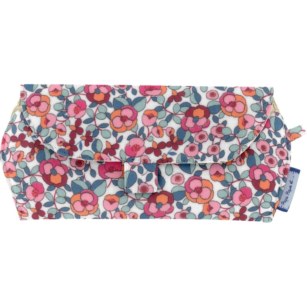 Etui À Lunettes Boutons Rose