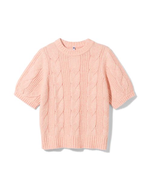 haut en maille Foxi pour femmes rose pâle