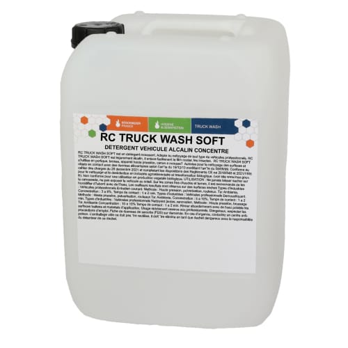 Détergent alcalin concentré pour véhicule Stockmeier Rc Truck Wash Soft bidon de 21kg