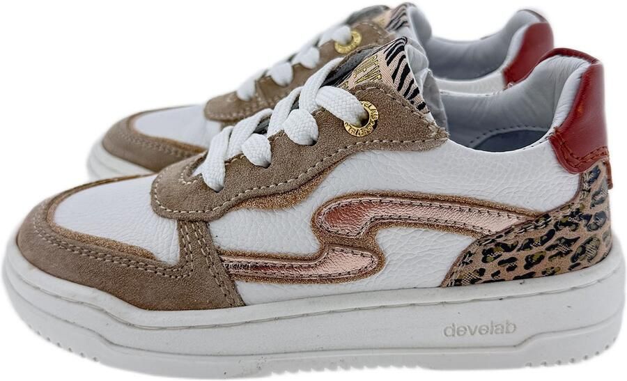 Develab 4440 Sneakers Meisjes Bruin
