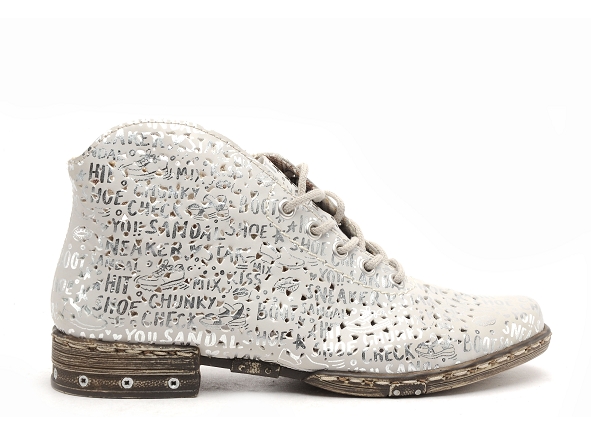 Rieker boots bottine plates femme m1835 argent