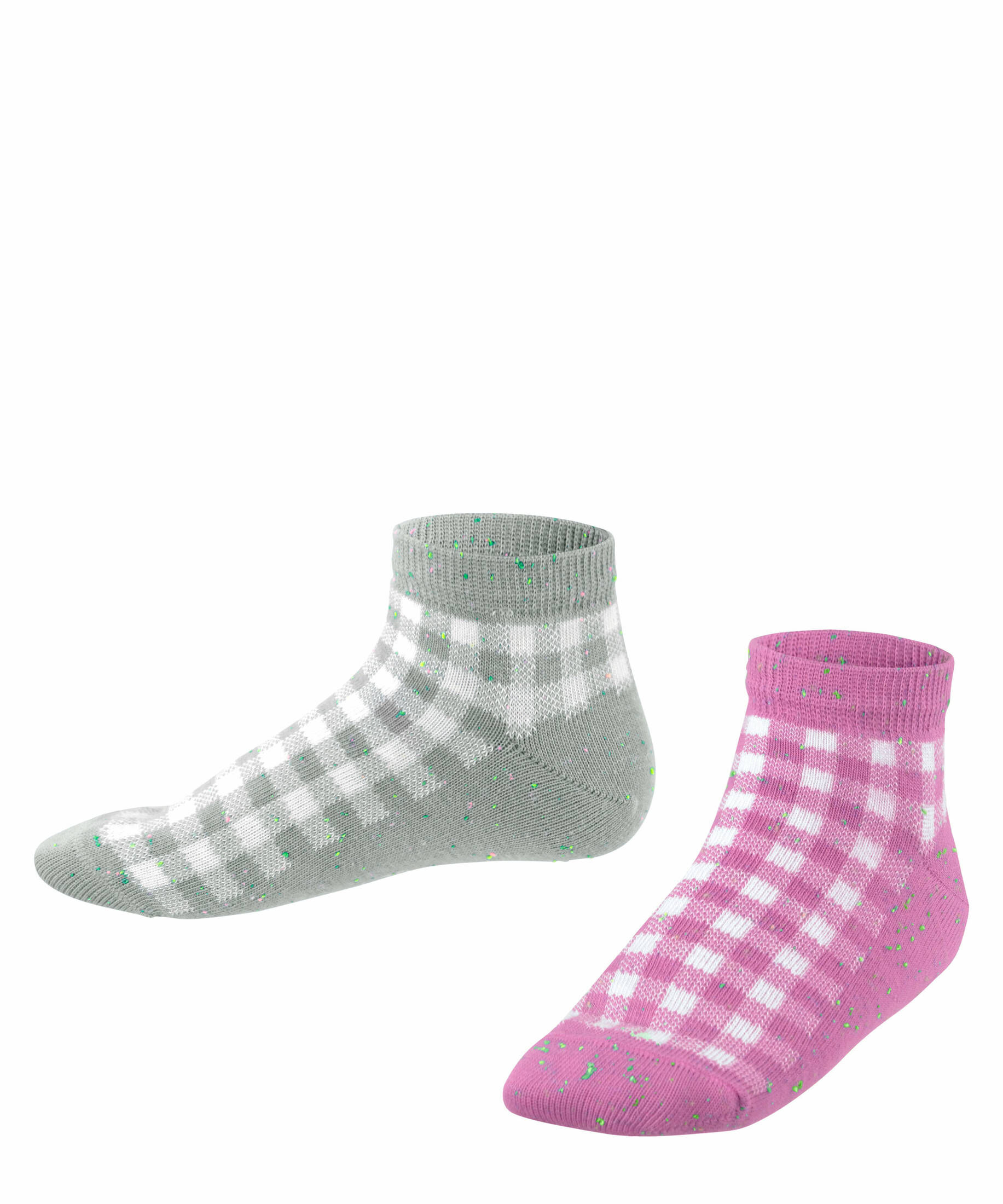 Esprit| Kinder Sneakersocken Pixel Checks 2-Pack