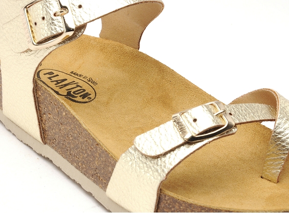 Plakton nu pieds plats femme cp zomba 341016 or
