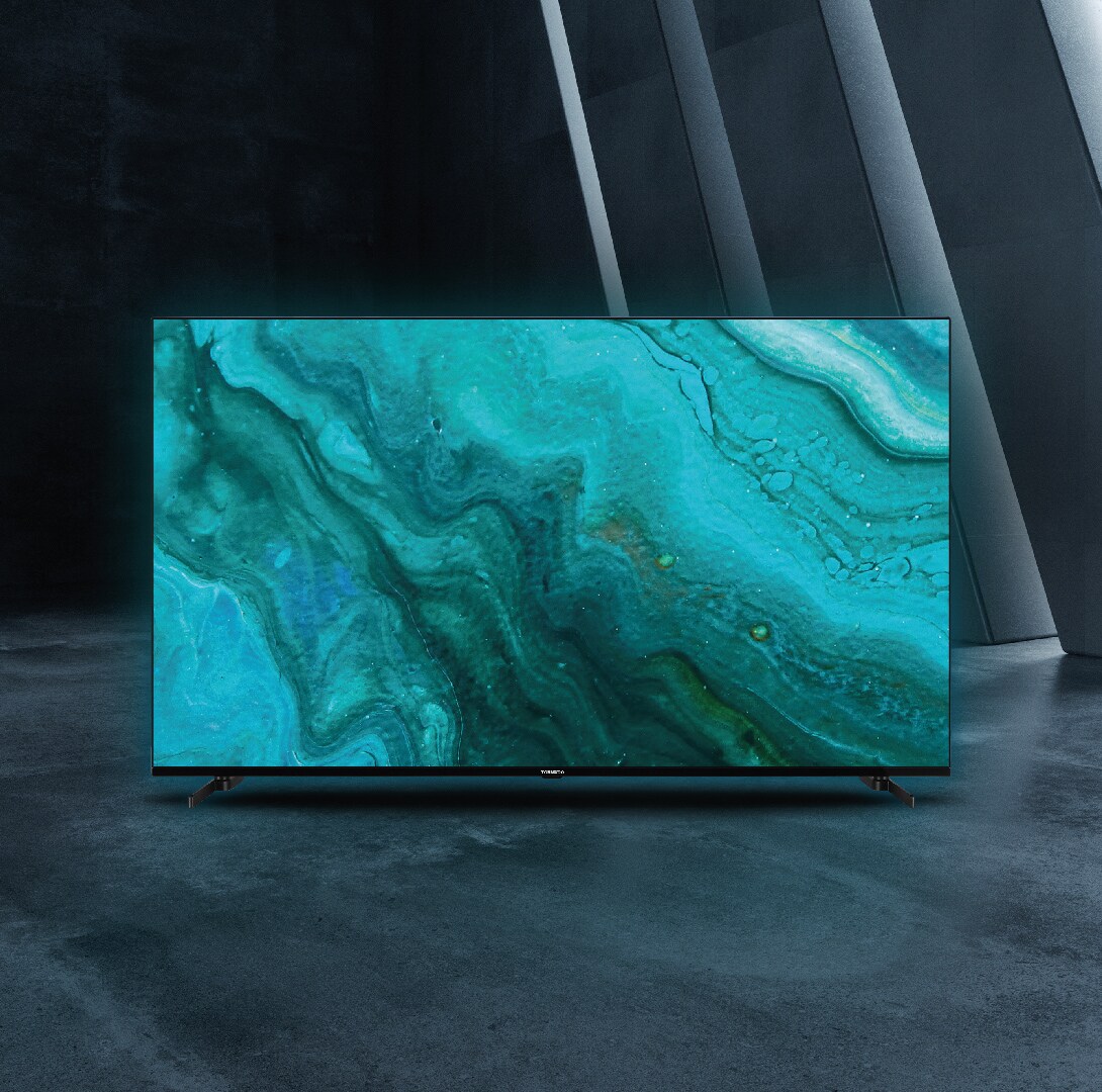 Tornado LINUX Smart TV 65 Zoll 4K Ultra HD, Rahmenlos, mit integriertem Receiver