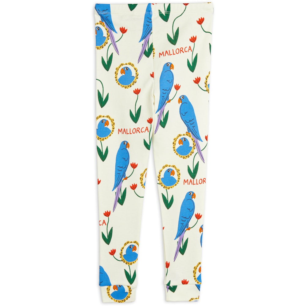Køb Mini Rodini Multi Parrots AOP Leggings
