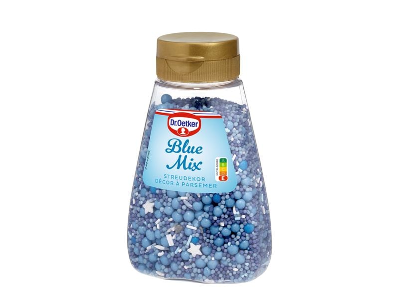 Dr.Oetker Zuckerdekore Streudekor Blue Mix 110 g Dekor für Gebäck und Kuchen