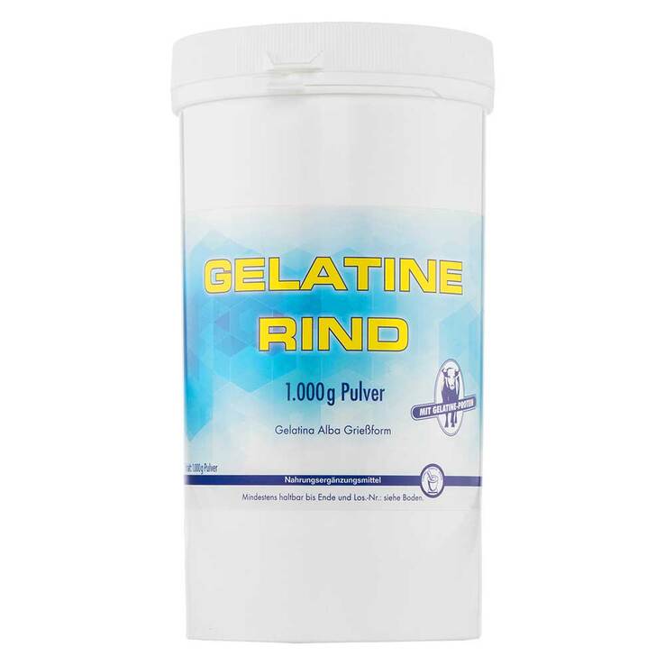 Gelatine Rind Pulver Beutel, 1000 g