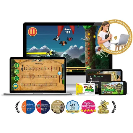Voggenreiter Flute Master (Lernsoftware App) mit Blockflöte