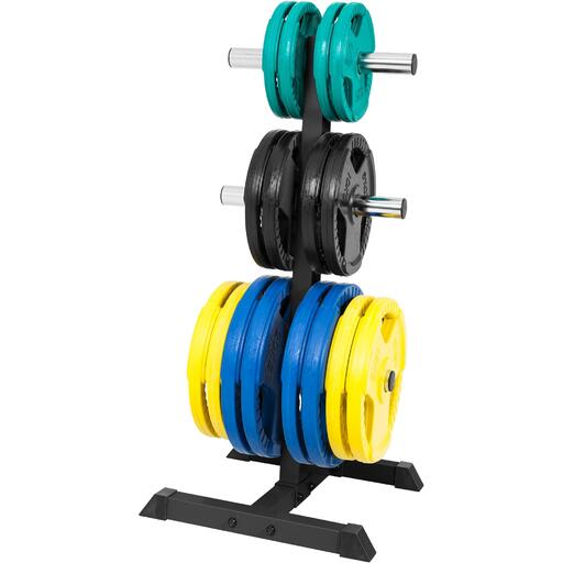 Suporte para anilhas olímpicas de 3 níveis - Gorilla Sports
