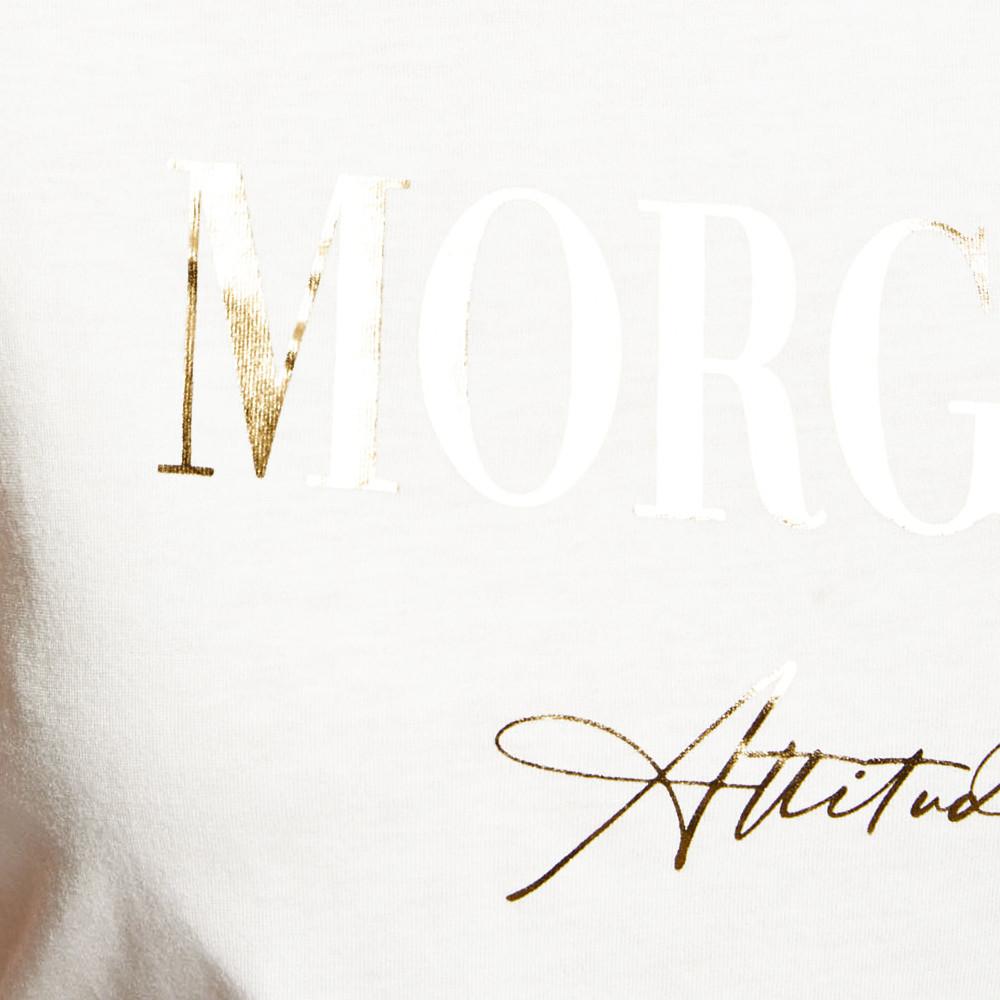 Morgan T-shirt Blanc Femme Morgan Datti