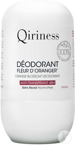 Qiriness Déodorant Fleur D’Oranger Végan 50ml