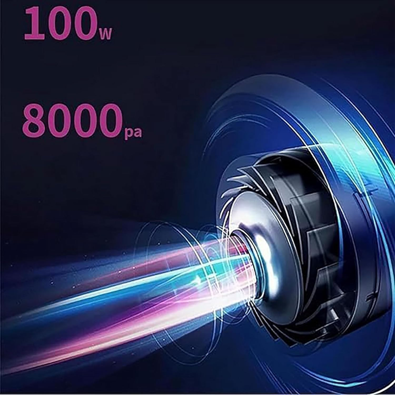 (100 Watt) Kabelloser Akku Milben Hand Staubsauger Bettwanzen Sauger mit UV Licht für Bett / Matratze inkl. Hepa Filter - Dunkelgrau