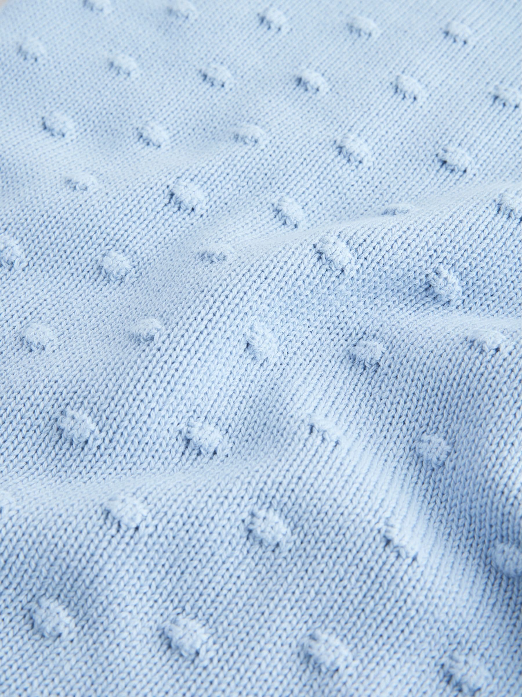 Blauw - Baby Bobble Blanket